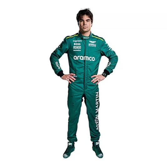 2024 Lance Stroll Aston Martin F1 Race Suit - F1 Vintage Racewear