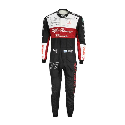 2022 Valtteri Bottas Alfa Romeo F1 Race Suit - F1 Vintage Racewear