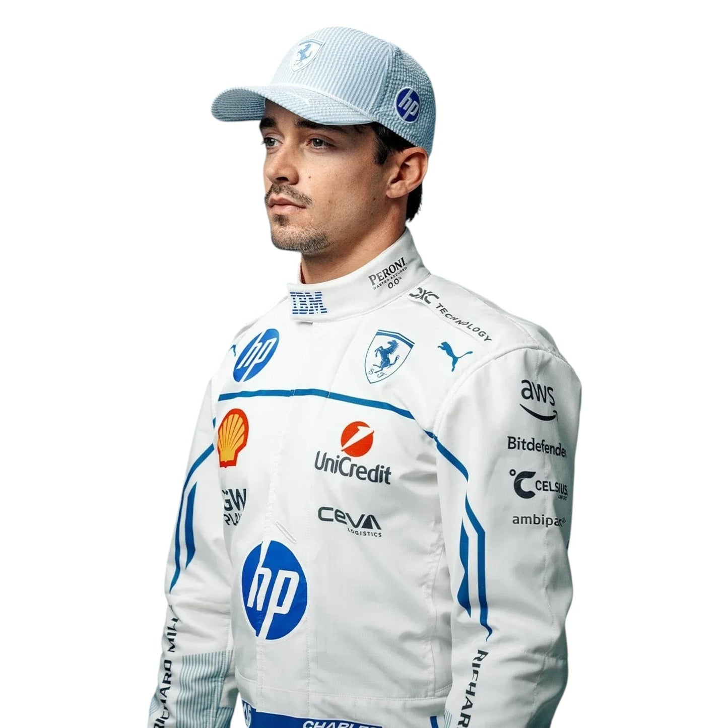 Scuderia Ferrari HP 2025 Special Edition Charles Leclerc Race Suit - Monaco GP - F1 Vintage Racewear