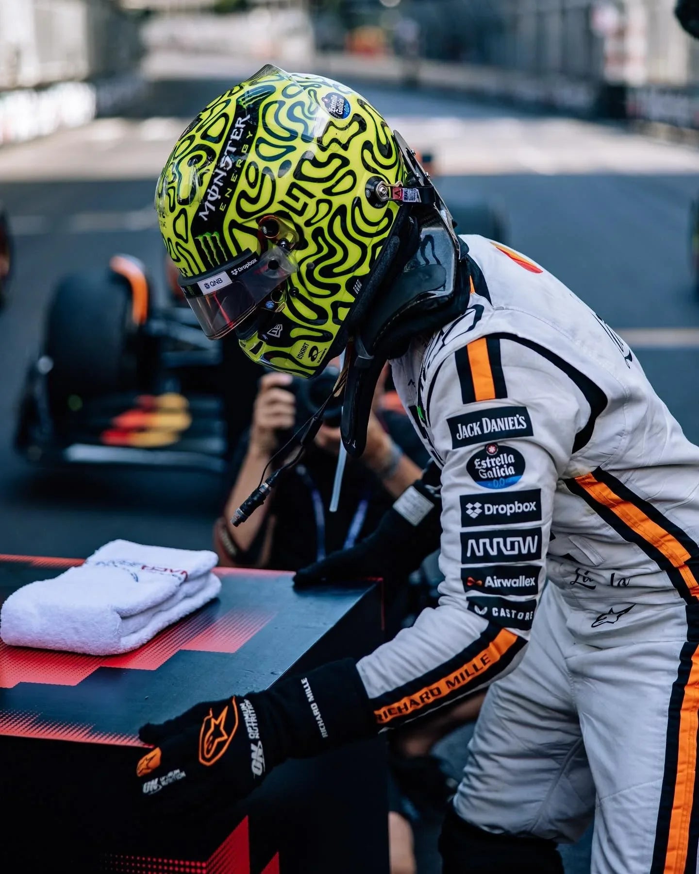 Lando Norris 2025 McLaren Formula 1 Race Suit - Monaco GP - F1 Vintage Racewear