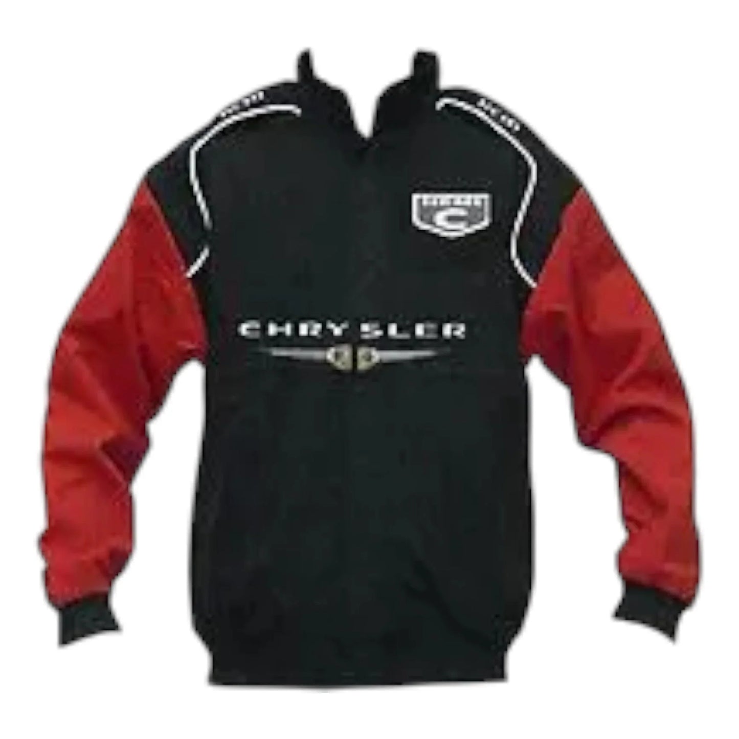 Chrysler Hemi C Logo Racing Jacket Black and Red - F1 Vintage Racewear