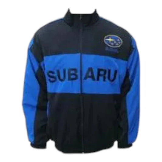 Subaru Racing Jacket Royal Blue & Black - F1 Vintage Racewear