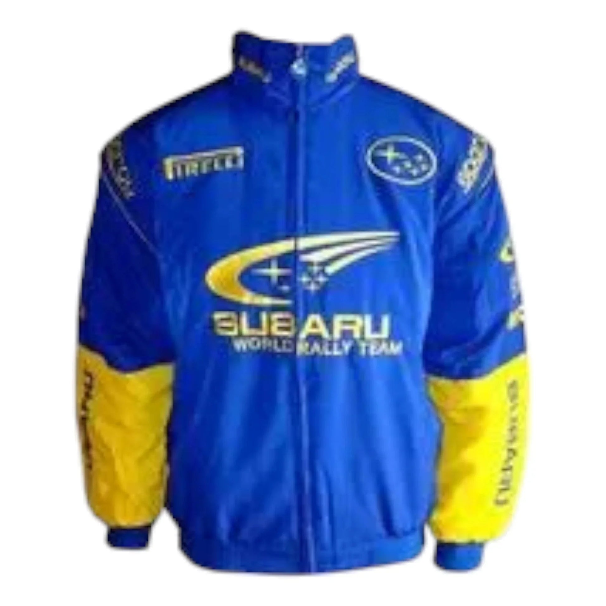 Subaru Racing Jacket Blue & Yellow - F1 Vintage Racewear