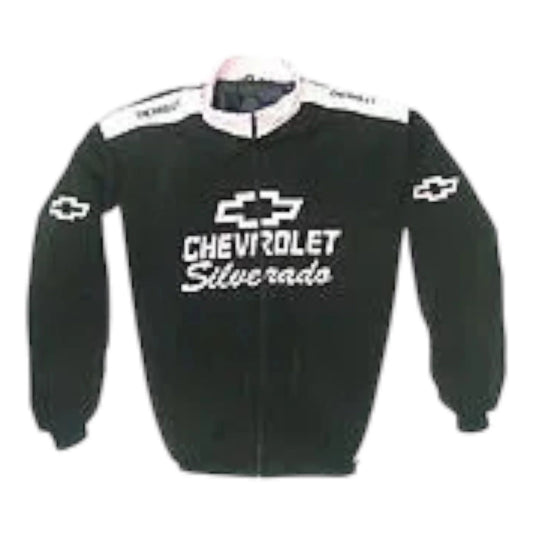 Chevrolet Silverado Jacket Black & Pink - F1 Vintage Racewear