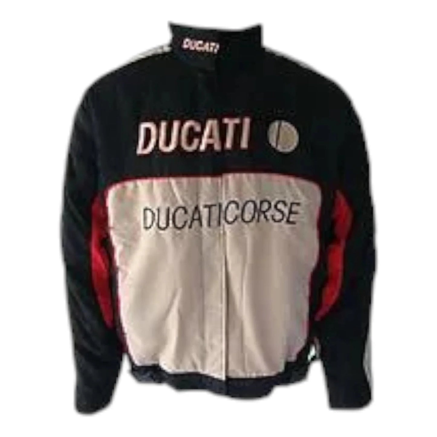 Ducati Corse Jacket Black & Light Gray - F1 Vintage Racewear