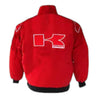 Kawasaki KX Motorcycle Jacket Red - Vintage F1 Racewear