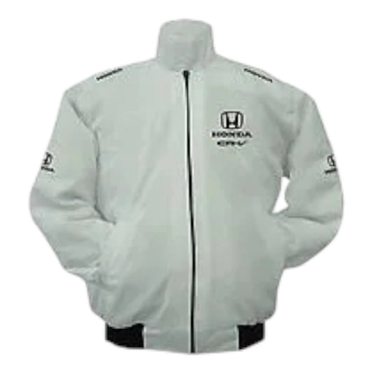 Honda CR-V Racing Jacket White - F1 Vintage Racewear