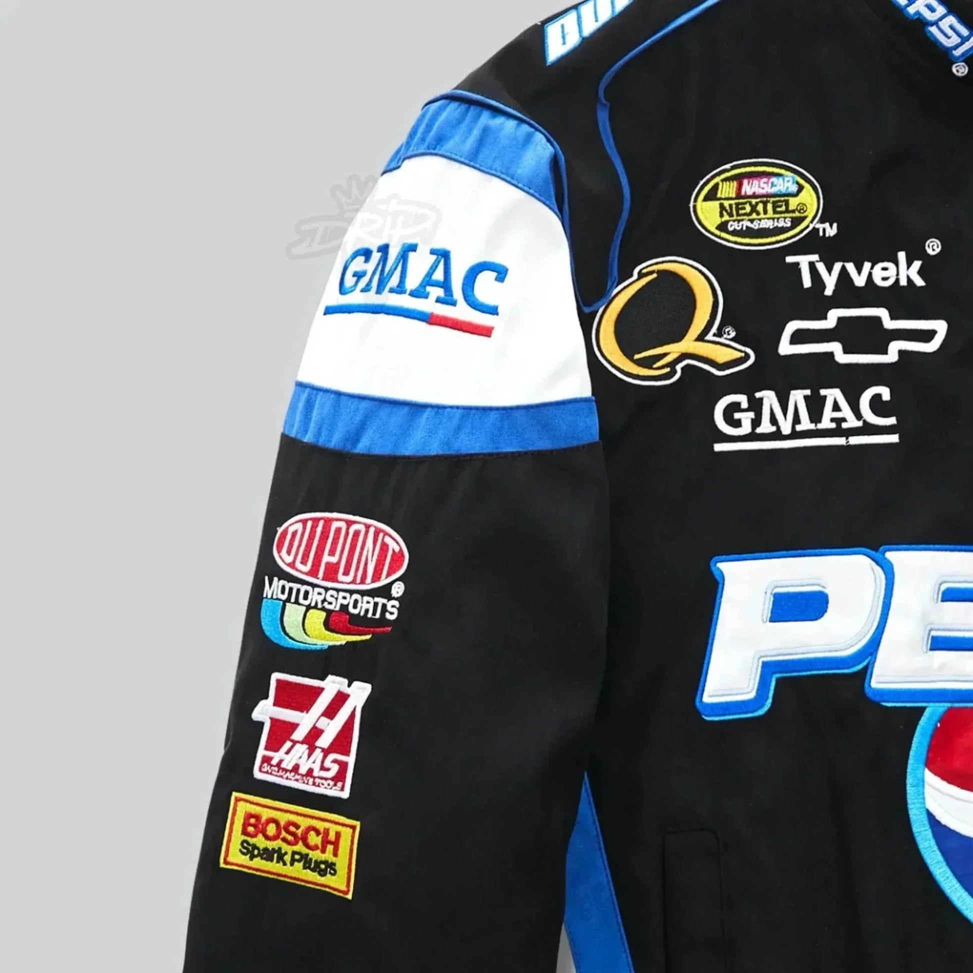 PEPSI NASCAR BLACK JACKET - F1 Vintage Racewear