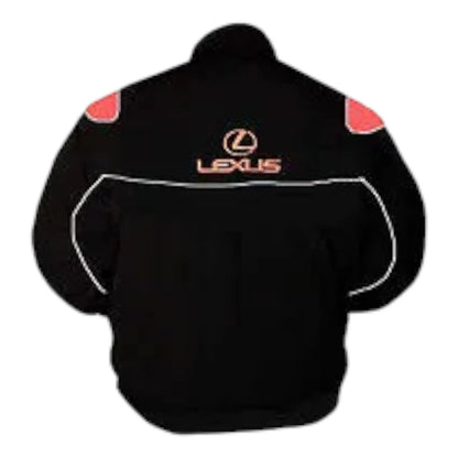 Lexus Racing Jacket Black and Red - F1 Vintage Racewear