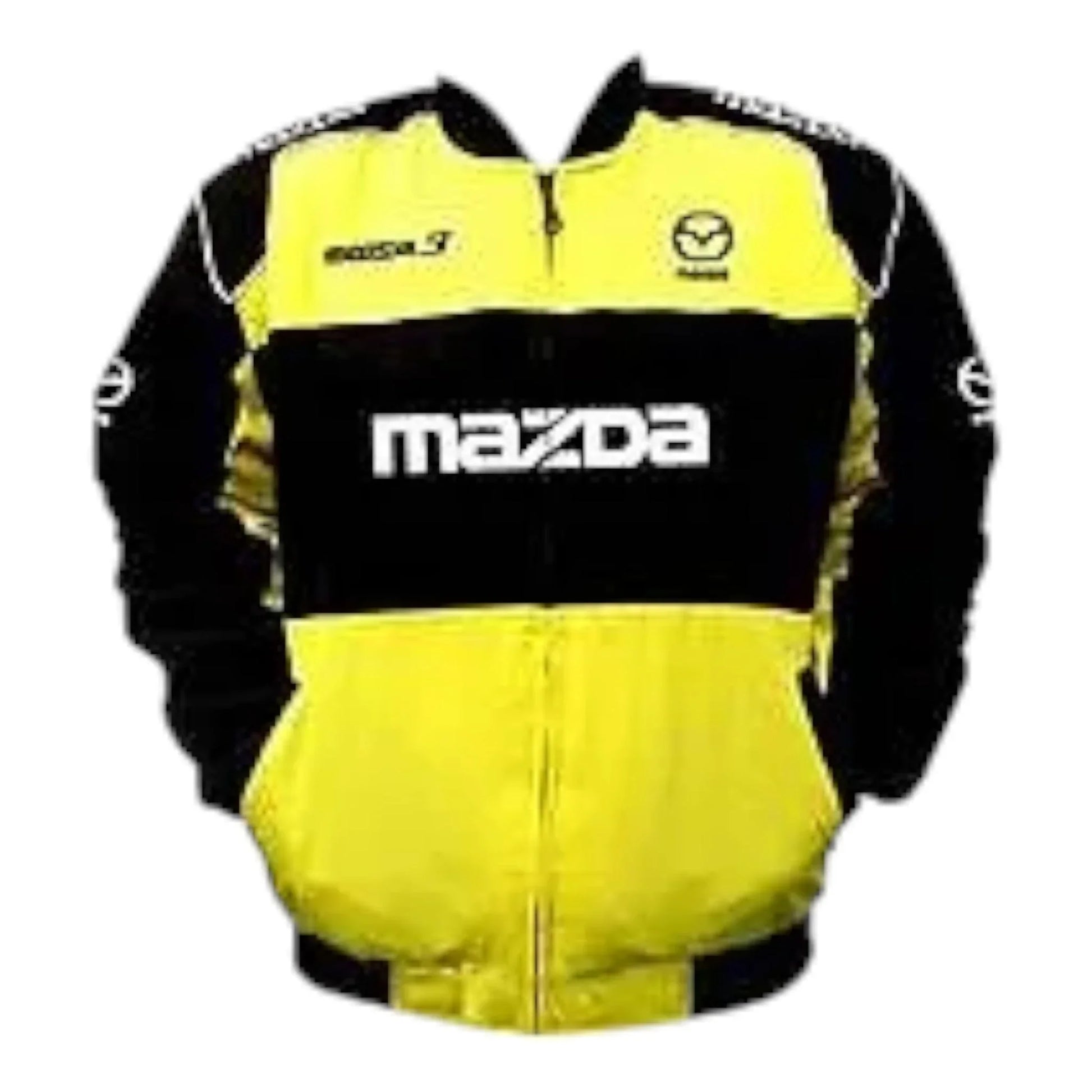 Mazda MX-3 Racing Jacket Yellow and Black - F1 Vintage Racewear