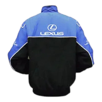 Lexus Racing Jacket Royal Blue and Black - F1 Vintage Racewear