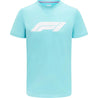 Formula 1 Tech Collection F1 Miami GP Kids Pastel T-Shirt- Pink/Baby Blue - Vintage F1 Racewear