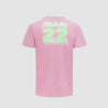 Formula 1 Tech Collection F1 Miami GP Kids Pastel T-Shirt- Pink/Baby Blue - Vintage F1 Racewear
