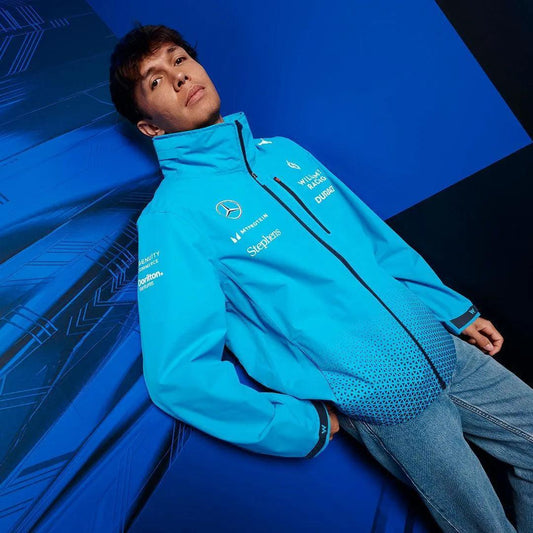 Williams Racing Unisex Team Rain Jacket - F1 Vintage Racewear