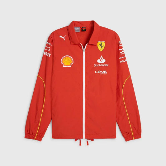 Scuderia Ferrari F1 2024 Team Coach Jacket - F1 Vintage Racewear