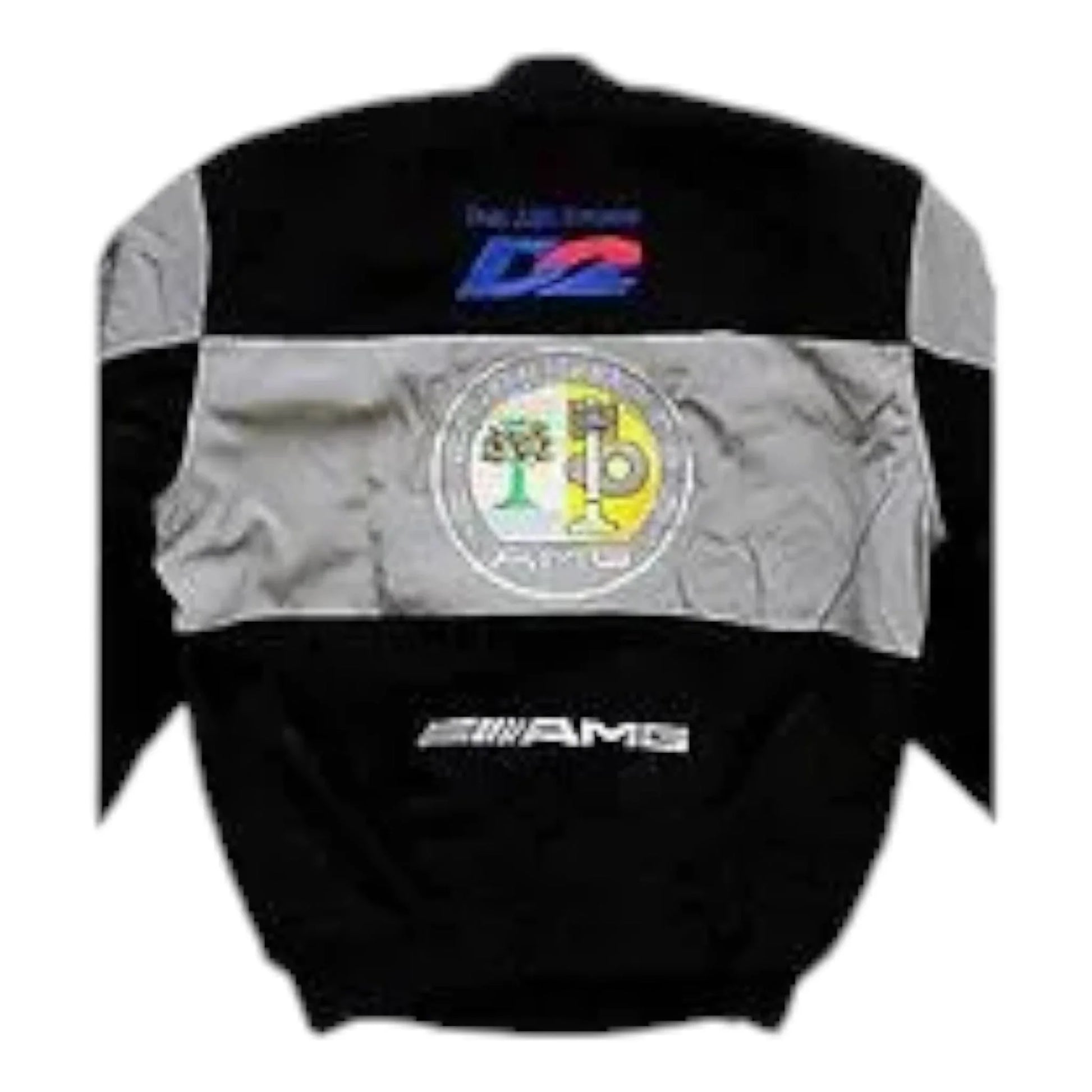 Mercedes Benz AMG Racing Jacket, Light Gray - F1 Vintage Racewear