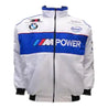 BMW Racing Jacket White, Blue - F1 Vintage Racewear
