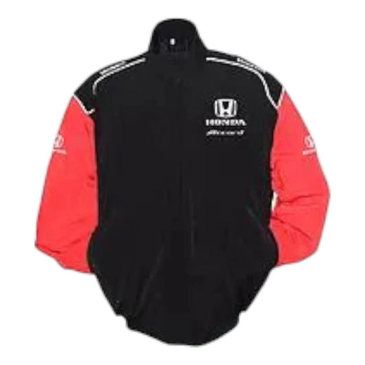 Honda Accord Racing Jacket Black and Red - F1 Vintage Racewear
