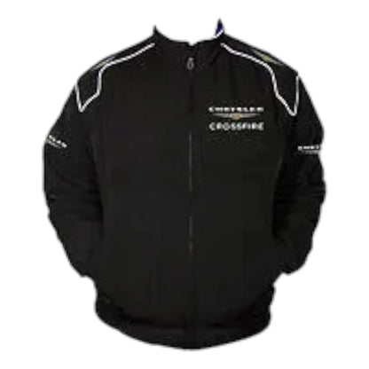 Chrysler Crossfire Racing Jacket Coat Black - F1 Vintage Racewear