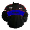 Audi Sport Racing Jacket Black and Royal Blue - Vintage F1 Racewear