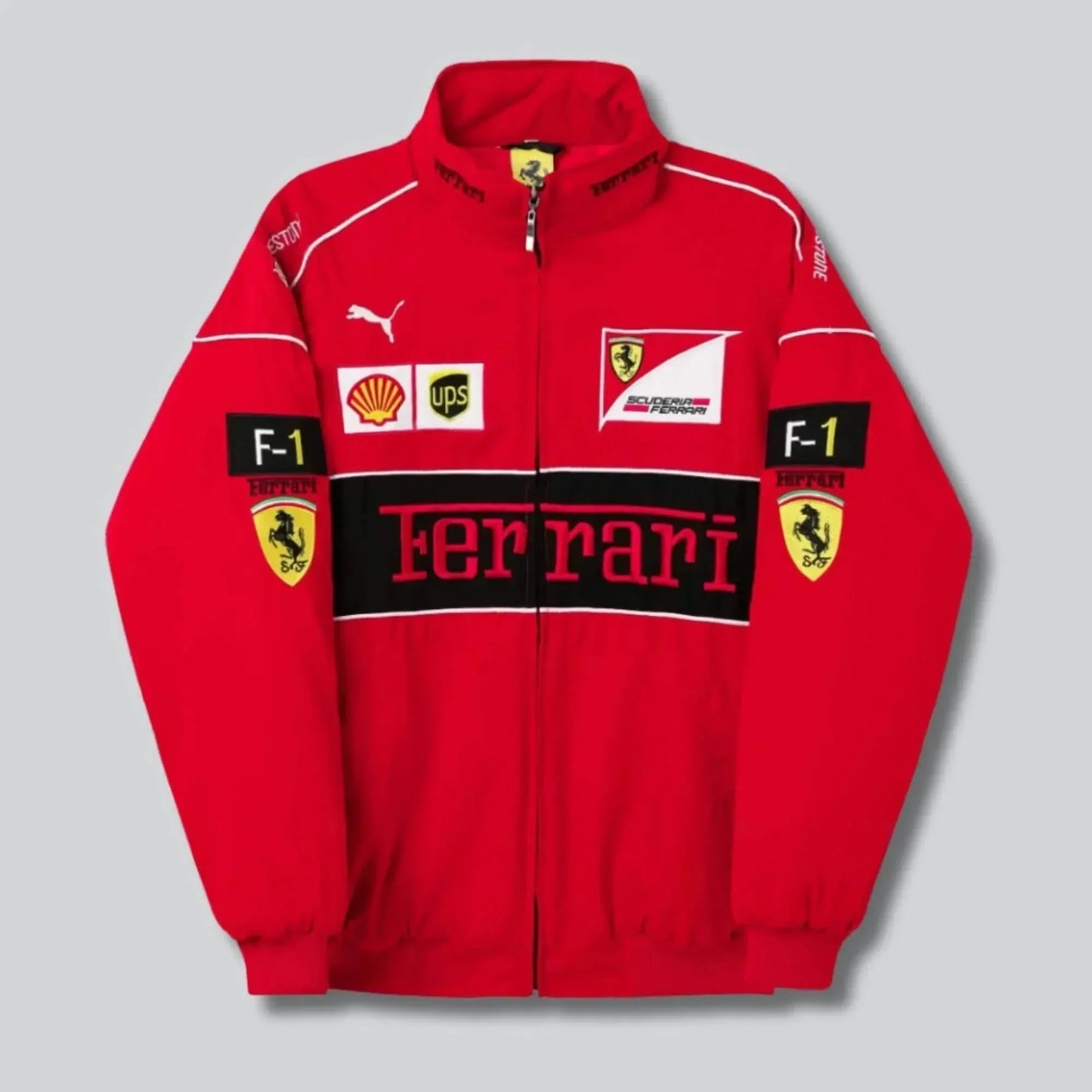 Ferrari Vintage Jacket Red - F1 Vintage Racewear
