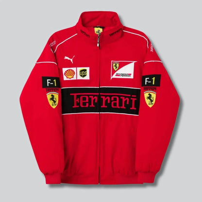 Ferrari Vintage Jacket Red - F1 Vintage Racewear