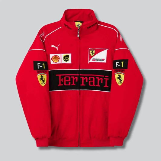 Ferrari Vintage Jacket Red - F1 Vintage Racewear