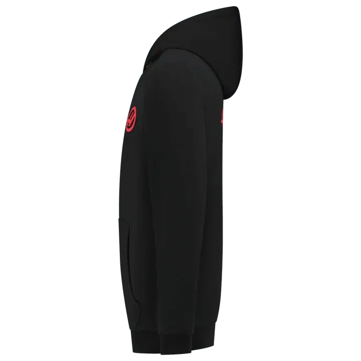 Haas Racing F1 Logo Hoodie - Black - F1 Vintage Racewear