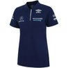 Williams Racing Women's Team Media Polo Shirt-Blue - Vintage F1 Racewear