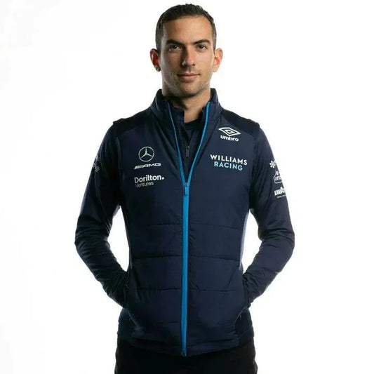 Williams Racing F1 2022 Men's Team Vest-Blue - F1 Vintage Racewear