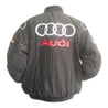 Audi Sport Racing Jacket Black and Light Gray - Vintage F1 Racewear