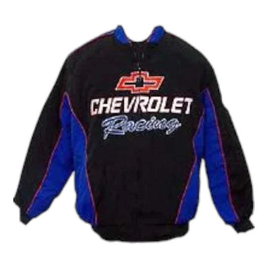 Chevrolet Racing Coat Black & Blue - F1 Vintage Racewear