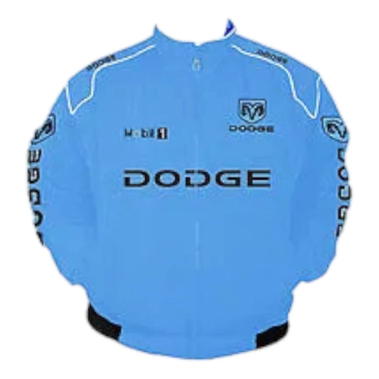 Dodge Mobil1 Racing Jacket Light Blue - F1 Vintage Racewear