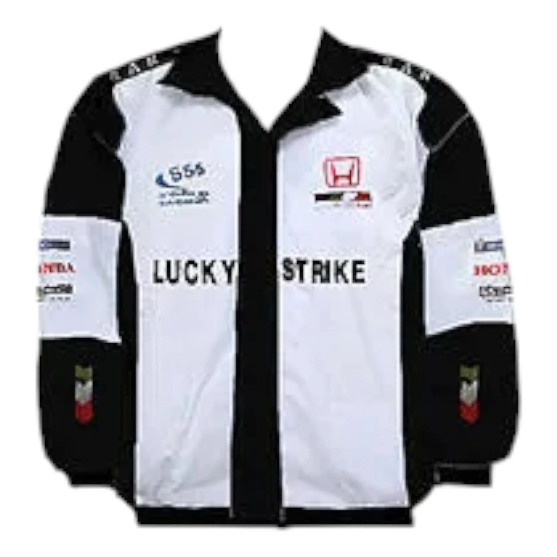 Honda BAR World Racing Jacket White and Black - F1 Vintage Racewear