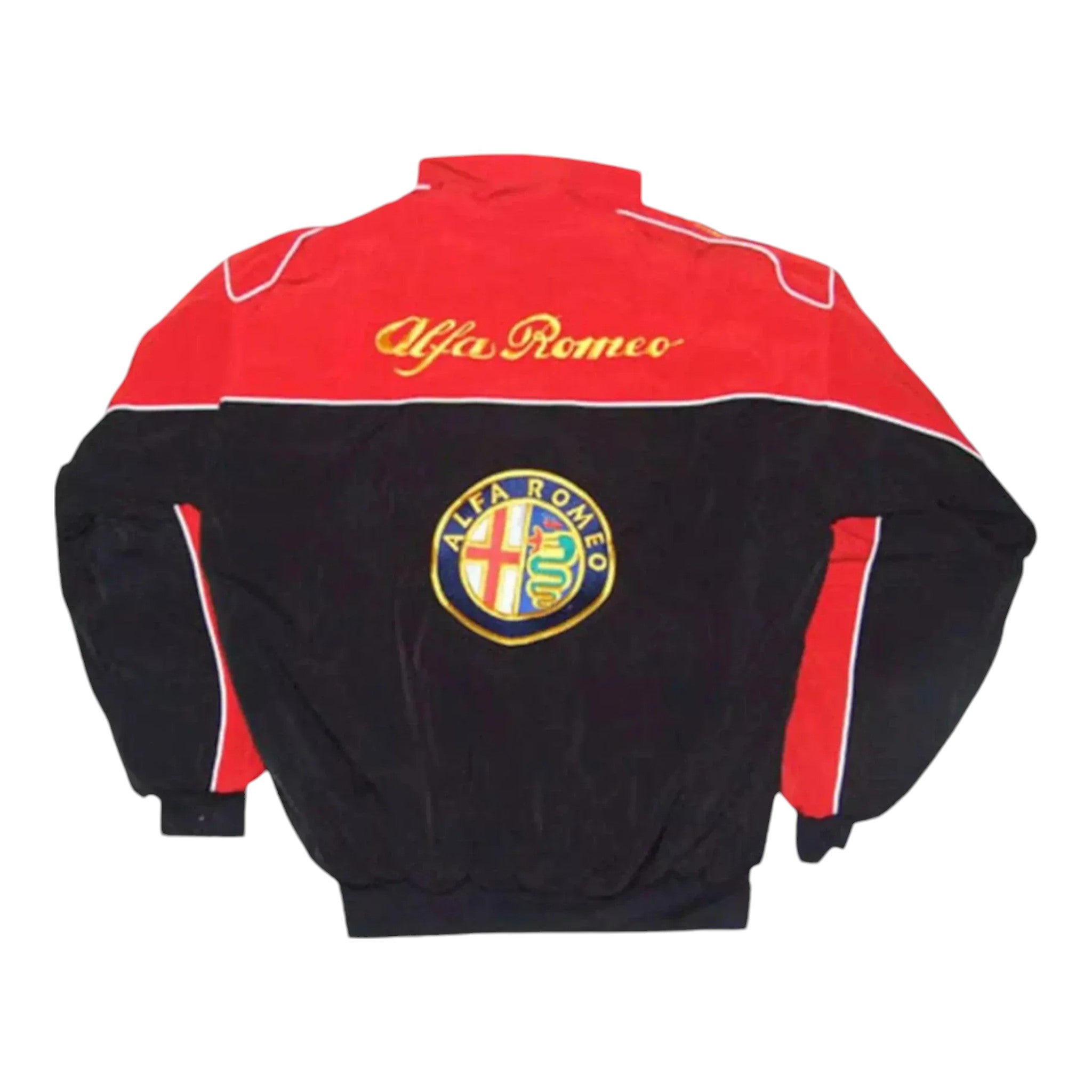 Alfa Romeo Vintage F1 Embroidered Racing Jacket - Vintage F1 Racewear