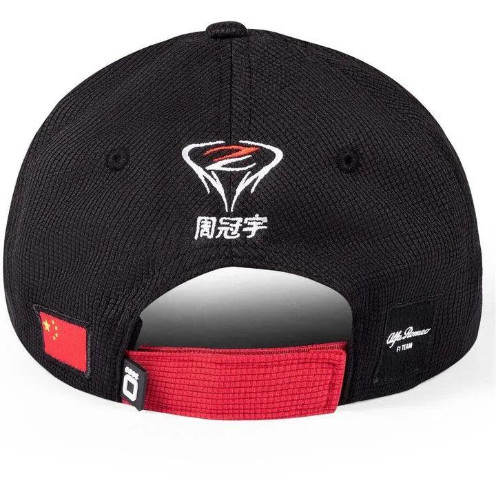 Alfa Romeo Racing F1 2023 Guanyu Zhou #24 Team Baseball Hat- Black