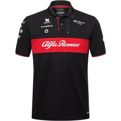 Alfa Romeo Racing F1 2023 Kids Team Polo Shirt- Black