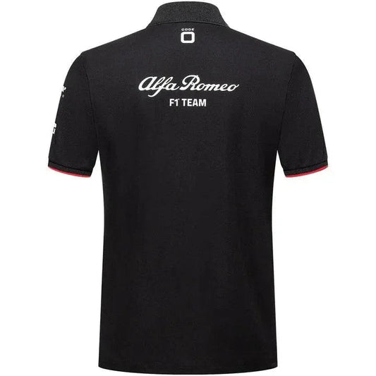 Alfa Romeo Racing F1 2023 Kids Team Polo Shirt- Black
