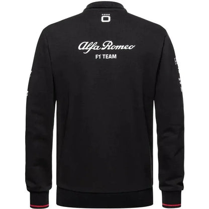 Alfa Romeo Racing F1 2023 Men's Team Full Zip Sweat Jacket - Black