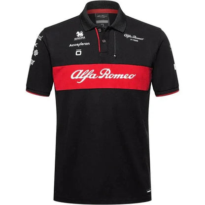 Alfa Romeo Racing F1 2023 Men's Team Polo Shirt - Black