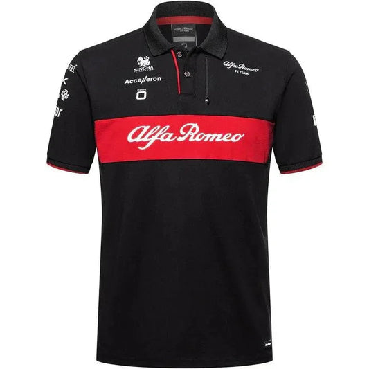 Alfa Romeo Racing F1 2023 Men's Team Polo Shirt - Black