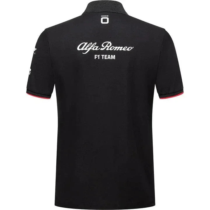 Alfa Romeo Racing F1 2023 Men's Team Polo Shirt - Black