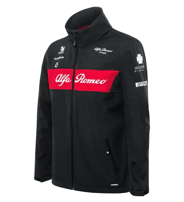 Alfa Romeo Racing F1 2023 Men's Team Softshell Jacket - Black