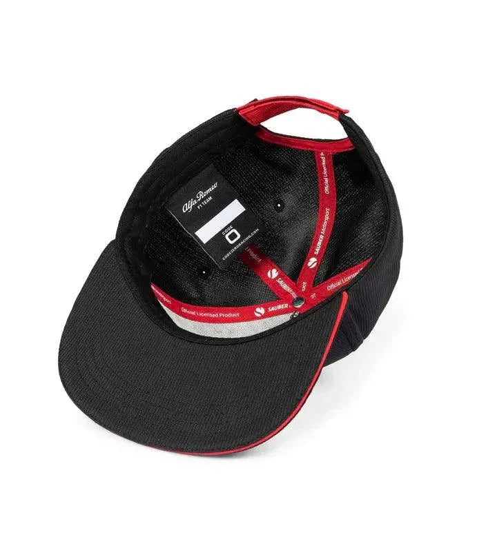 Alfa Romeo Racing F1 2023 Team Black Flat Brim Hat