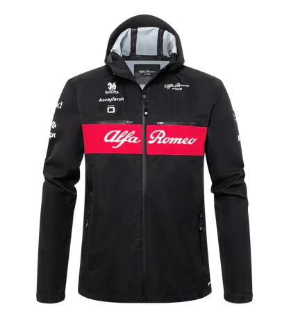 Alfa Romeo Racing F1 2023 Team Rain Jacket - Black