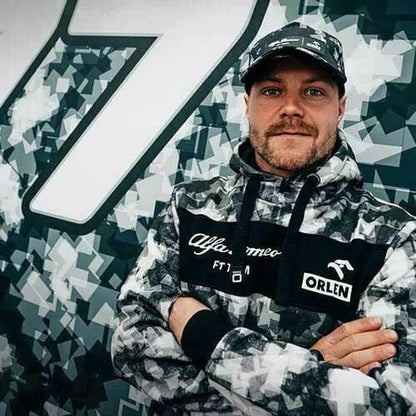 Alfa Romeo Racing F1 Men’s Camo Hoodie
