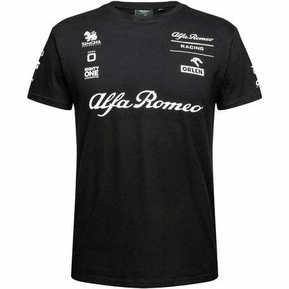 Alfa Romeo Racing F1 Men's Essential T-Shirt- Black