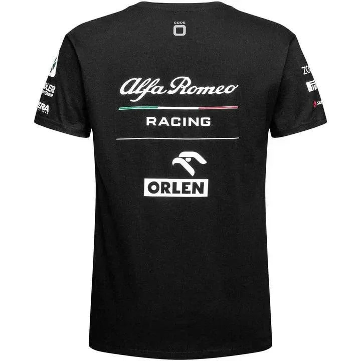 Alfa Romeo Racing F1 Men's Essential T-Shirt- Black