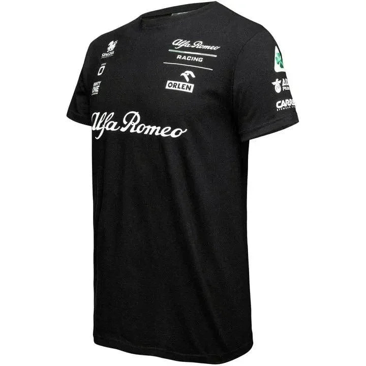 Alfa Romeo Racing F1 Men's Essential T-Shirt- Black
