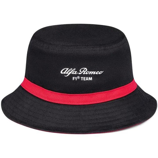 Alfa Romeo Racing F1 Team Bucket Hat- Black